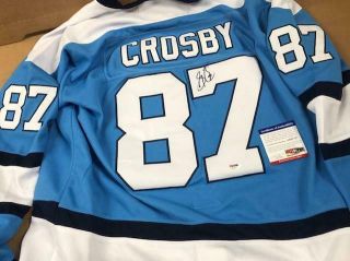 Sidney Crosby Autograph Jersey Psa Dna Penguins Signed Ccm Hockey Sweater