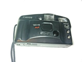Canon Sure Shot Owl Date Vintage 35mm Camera Point And Shoot 35mm 1:4.  5 W/ Case