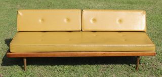 Vintage Mid Century Danish Modern Daybed Settee Sofa 60 