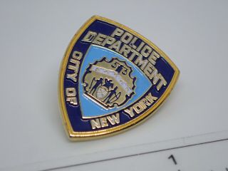 City Of York Police Department Vintage Enamel Lapel Pin