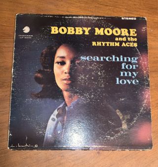 Vintage Bobby Moore & The Rhythm Aces Lp Checker Record Lp - 3000 Soul Rare