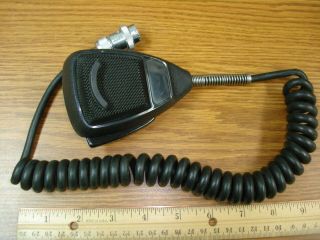 Vintage Federal Signal Mic Microphone Mct Siren Pa Radio 4 Pin Connector