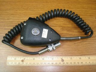Vintage Federal Signal Mic Microphone MCT Siren PA Radio 4 Pin Connector 2