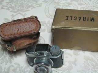 Vintage Spy Camera by Miracle Leather Case,  Box 2