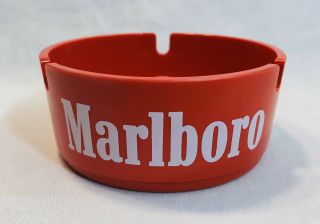 Vintage Marlboro Cigarette Ashtray Red Plastic Melamine Brookpark 19