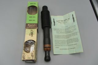 Vintage Scotch Game Duck Call W/ Box - 1401 Oakfield Ny