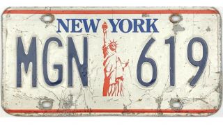 99 Cent York Statue Of Liberty License Plate Mgn619