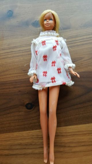 1966 Mattel Barbie Twist & Turn Doll With Bendable Legs Made In Japan Vintage