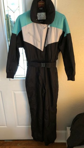 Vintage 80’s White Stag Gore•tex Womens One Piece Ski Suit Size Us 10