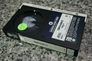 Vintage Gremlins Movie Beta Betamax Tape W/ Slip Cover Cleaned 2