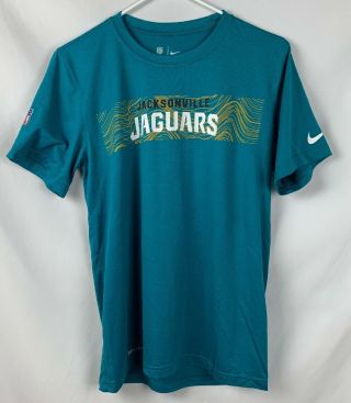 Jacksonville Jaguars Nike Nfl On The Field Dri Fit T - Shirt Sz Small Green
