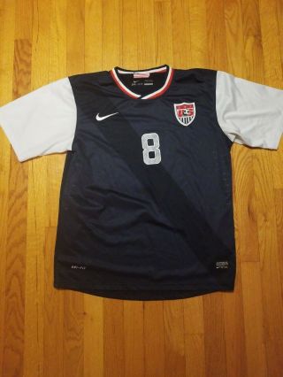 Nike Us Soccer Clint Dempsey Authentic Dri - Fit Match Jersey Size L Usa