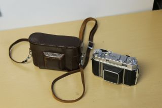 Vintage Kodak Retina Iia Camera With Leather Case