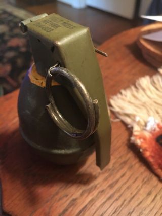 Vintage Practice Hand Grenade Dummy Fuze M213 Me189k 014 - 003 Faux