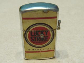 Vintage Lucky Strike Cigarette Lighter Small Keychain Lighter