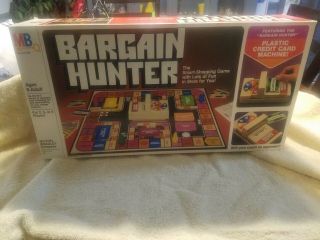 Vtg 1981 Bargain Hunter Shopping Board Game Milton Bradley Mb
