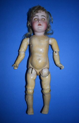 Antique German SIMON & HALBIG 89 Doll - 16”,  Bisque Head on Ball Jointed Body 2