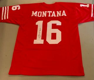 Joe Montana Signed San Francisco 49ers Jersey Jsa Authenticated