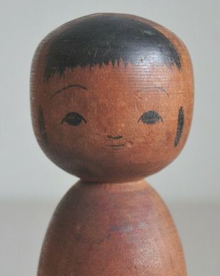 6 Inch Japanese Antique Kokeshi Doll 1949 : No Signed