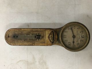 Vintage The Minneapolis” Honeywell 8 Day 7 Jewel Model 77 Heat Regulator Clock