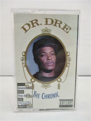 Vintage Dr.  Dre The Chronic Cassette Tape 1992 Uncensored