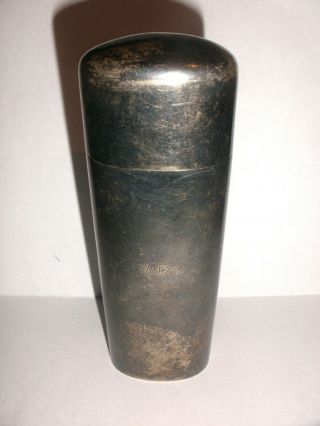 Antique Tiffany Co Sterling Silver Cigar Case Holder