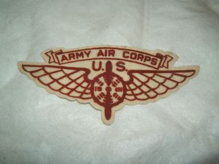Ww2 Wwii Us U.  S.  Army Air Corps Usaaf Patch Wings Home Front Vtg Old