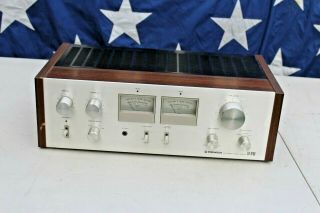 Vntg Pioneer Sa - 6700 Integrated Amplifier Silver Face Vu Meters