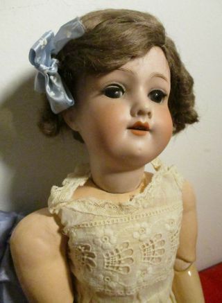 Antique Armand Marseille 390 Bisque Head Doll - Compo Body - 19 " - Germany