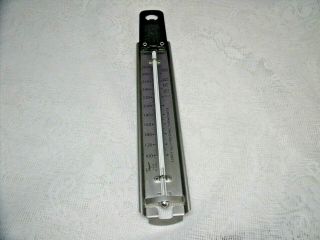 Vintage 12 " Taylor Stainless Steel Candy Thermometer