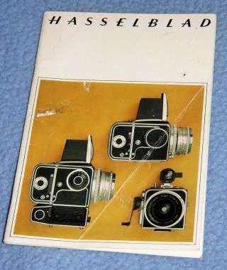 Vintage Hasselblad System 1967 Brochure 500c 500el Wide C 500el/70mm