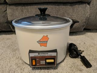 Vintage Hitachi 8.  3 Cup Chime - O - Matic Food Steamer / Rice Cooker Model Rd - 5083