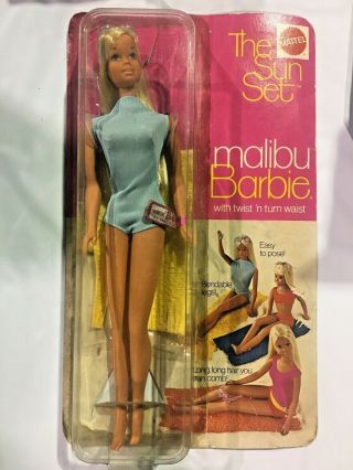 Vintage 1971 The Sun Set Malibu Barbie Doll