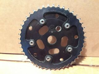 Vintage Old School Bmx Tuf Neck Power Disc & 44 Tooth Duralumin Chain Ring