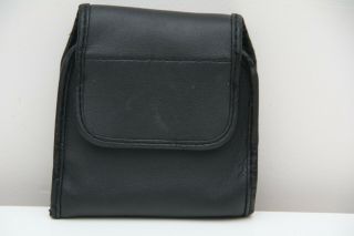 Black Leather Sony Walkman Pouch / Bag / Case (minidisc Vintage)