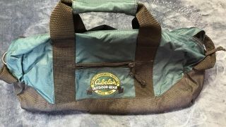 Vintage Cabela’s Outdoor Gear Embroidered Duffle Bag