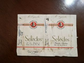 Selectos - Argentina Cigarette Pack Label Wrapper