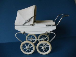 Vintage Doucet Baby Doll Pram Carriage Buggy Made In France