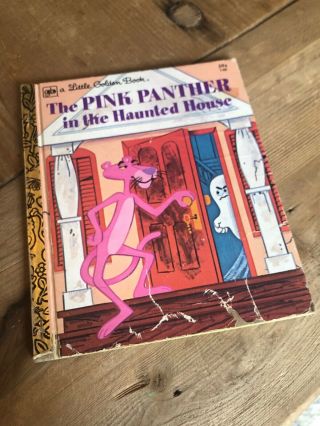 1978 The Pink Panther In The Haunted House.  A Little Golden Book