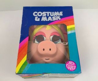 Vintage Ben Cooper Baby Miss Piggy Halloween Costume Child Size 3 - 5 1982