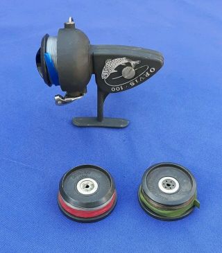 Vintage Orvis 100 Fishing Reel With 2 Replacement Reels Made In Italy