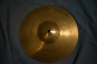 Vintage Zildjian 10 " Splash Cymbal.  Missing 3 Dots.  300g