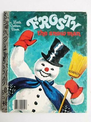 Vintage Little Golden Book - Frosty The Snowman