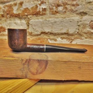 Vintage Dry Filter Imported Briar Tobacco Straight Smoking Pipe Made In Italy