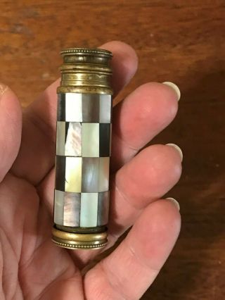 Vintage Le Kid France Mother Of Pearl Perfume Atomizer