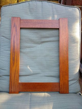 Stickley Style Mission Oak Picture Frame 12x16 Arts And Crafts