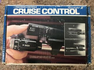 Vintage Speedostat Iii Cruise Control Precision Controls