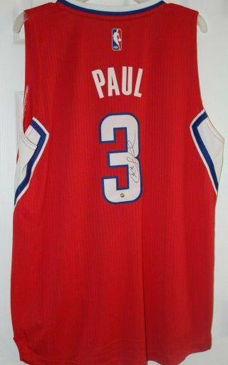 Chris Paul Autographed Los Angeles Clippers Adidas Swingman Jersey,  Steiner