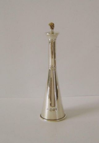Victorian Sterling Silver Lighthouse Shaped Table Cigarette Lighter London 1894