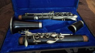 Vintage Alexandre Paris Clarinet With Case Early 1900 